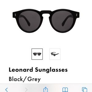 Illesteva Leonard black sunglasses